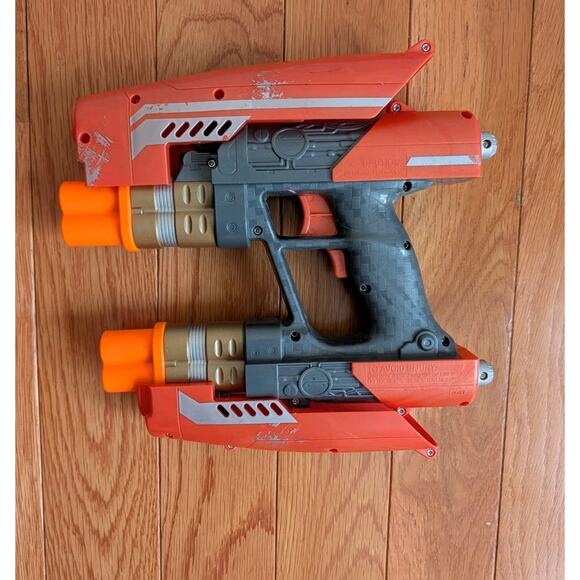 2014 Marvel Guardians Of The Galaxy NERF Star Lord Quad Blaster Dart Gun Cosplay - Picture 2 of 3